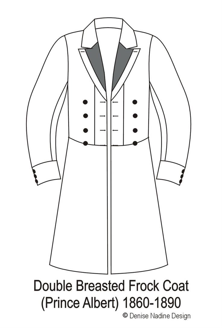 Сюртук раскраска