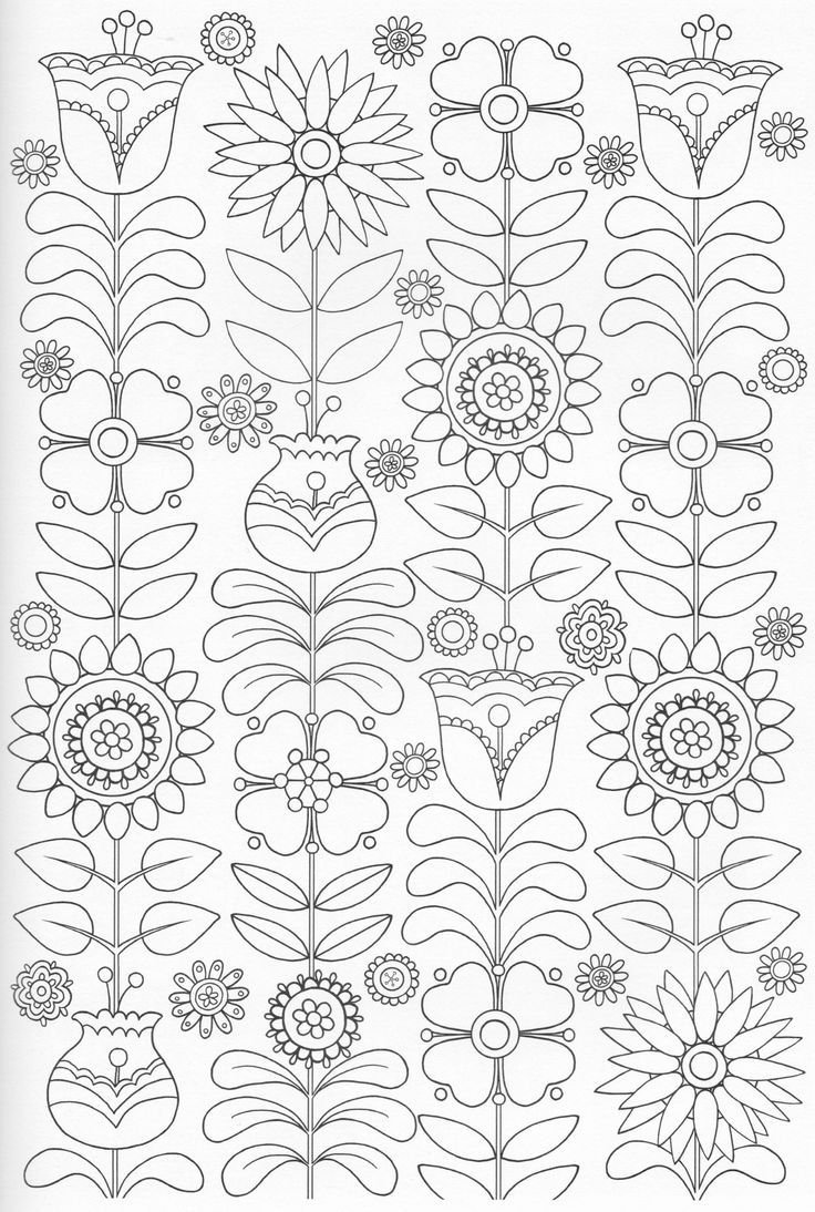 Скандинавские узоры антистресс