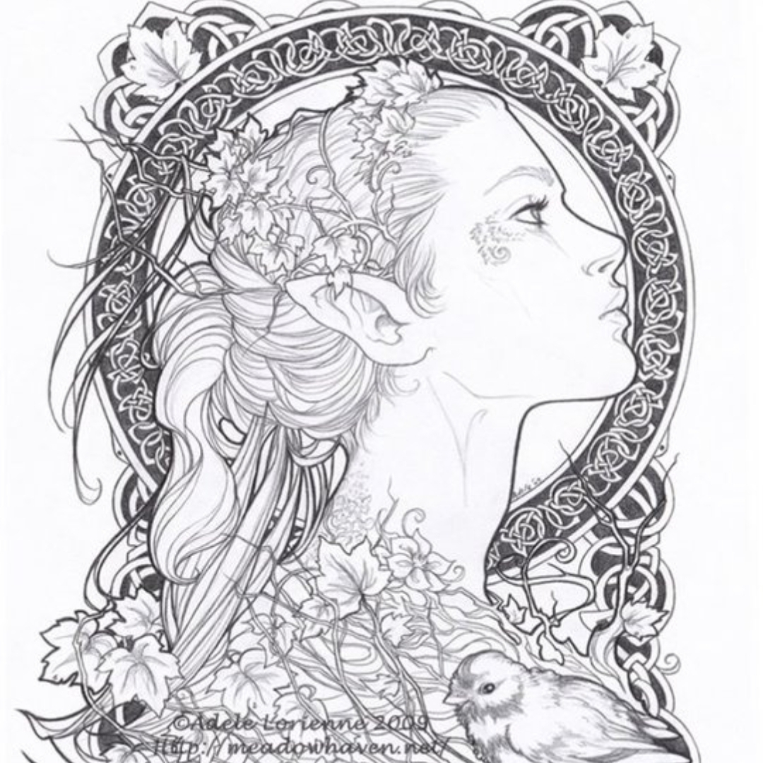 Раскраска скандинавские узоры