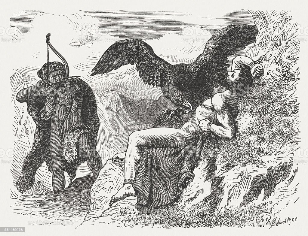 Геракл освобождает Прометея