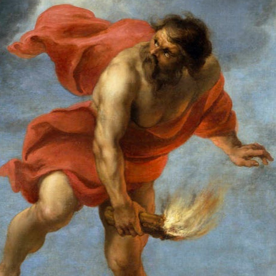 Гравюра Легенда о Прометее