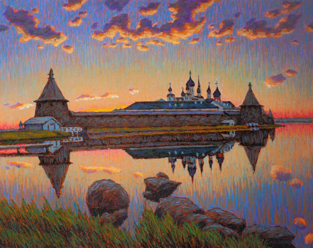 Соловецкий монастырь картина