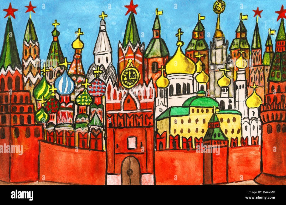 Древнерусский город раскраска