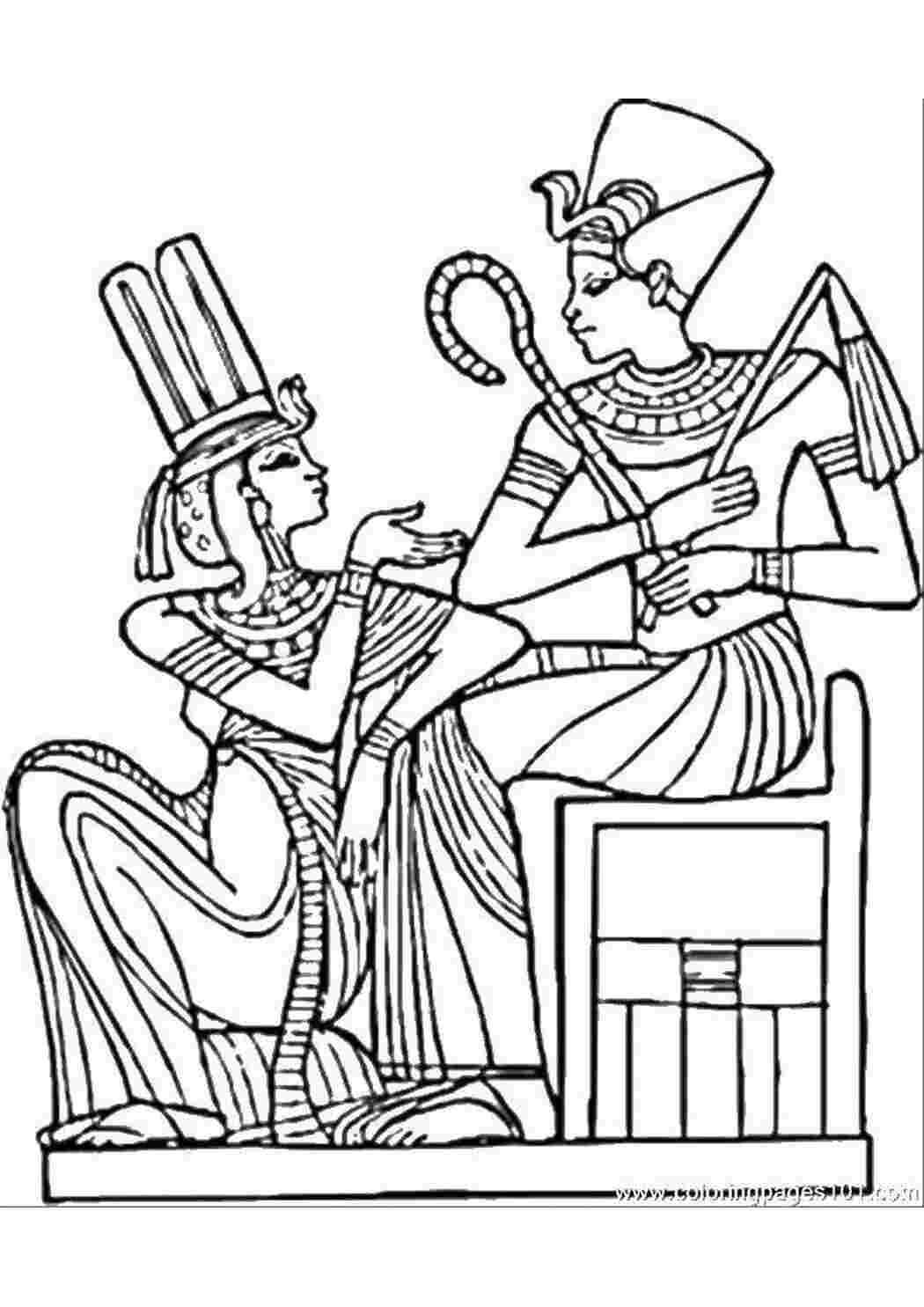 Древний Египет раскраска