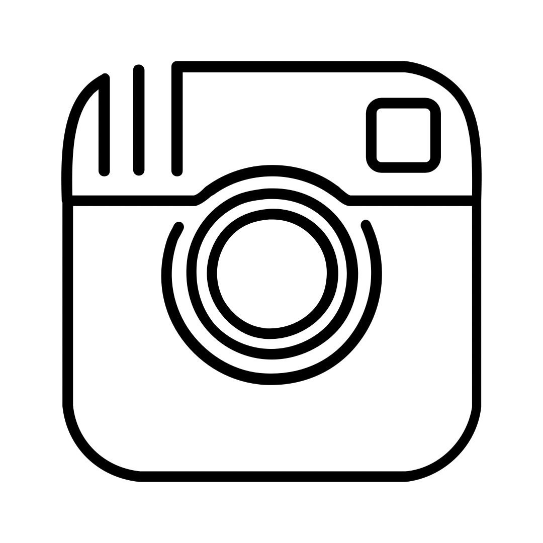 Значок Инстаграм для визитки без фона