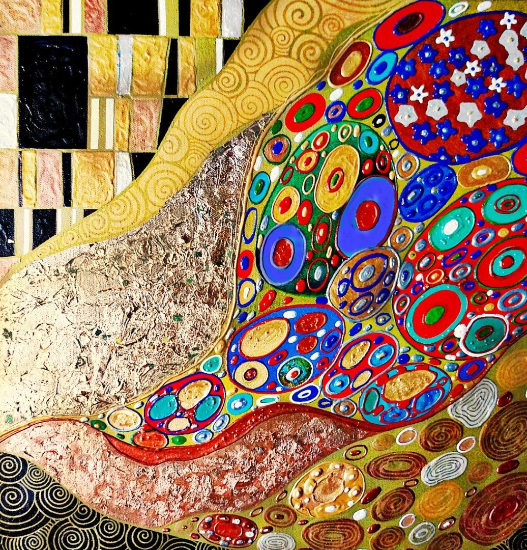 Густав климт поцелуй