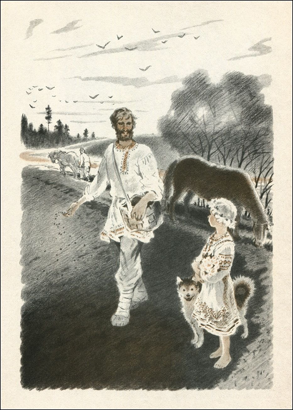 Зимние рисунки для срисовки