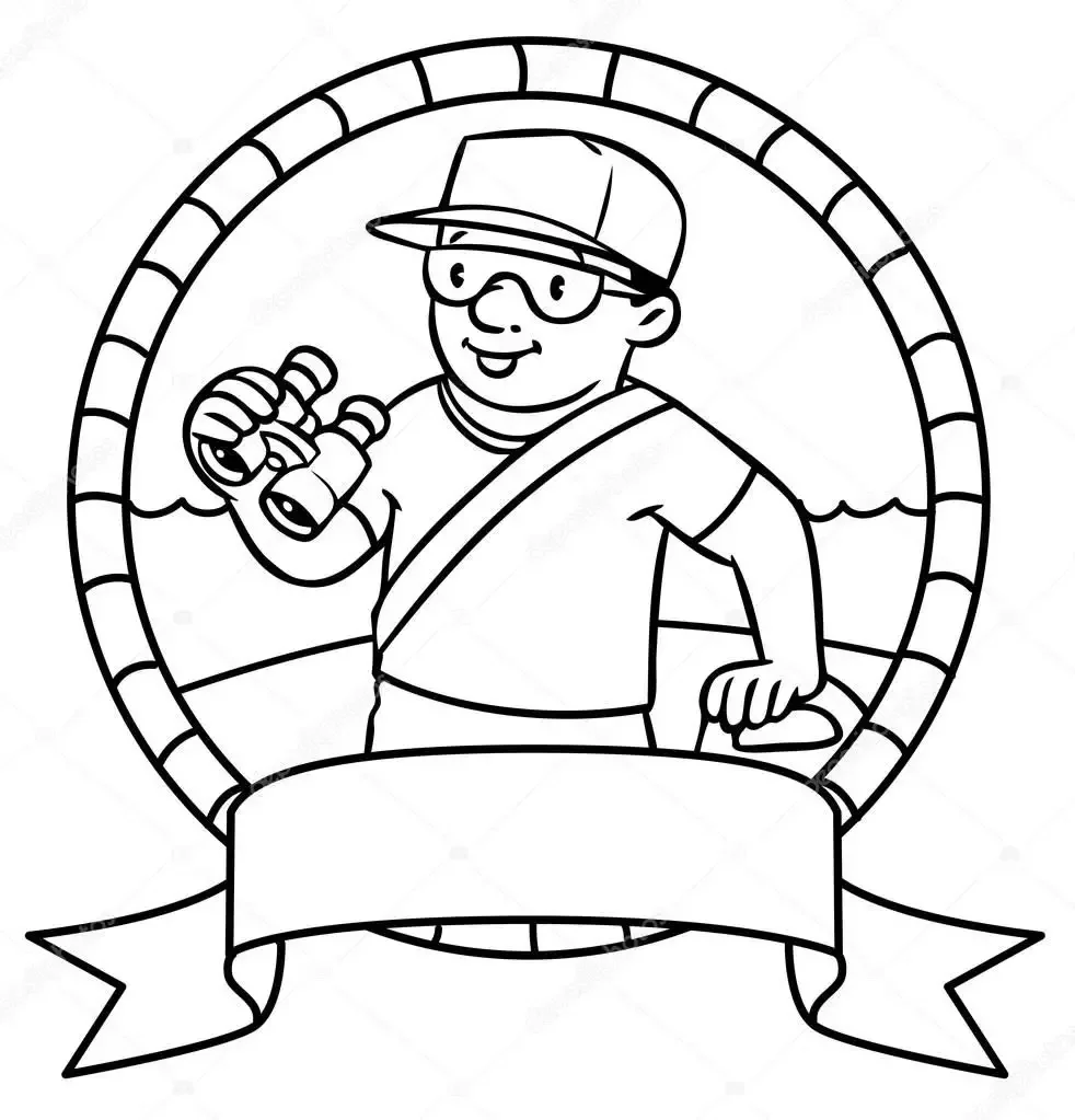 Раскраска герб профессий