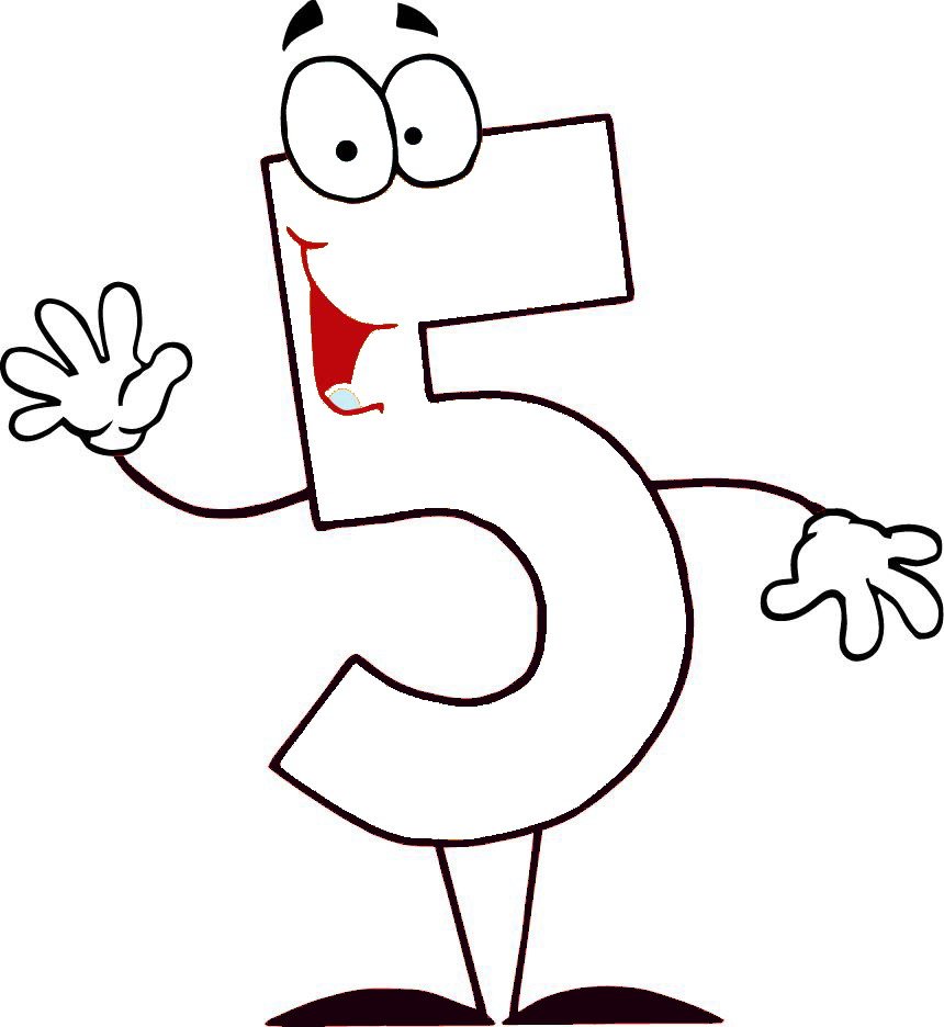 Цифра 6 раскраска