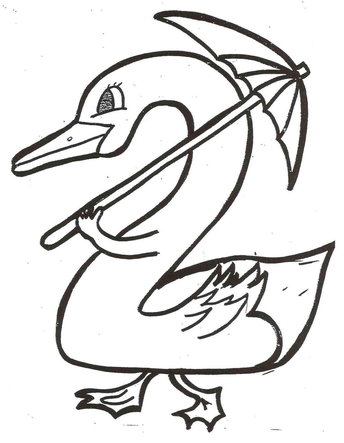 Цифра 5 раскраска для детей