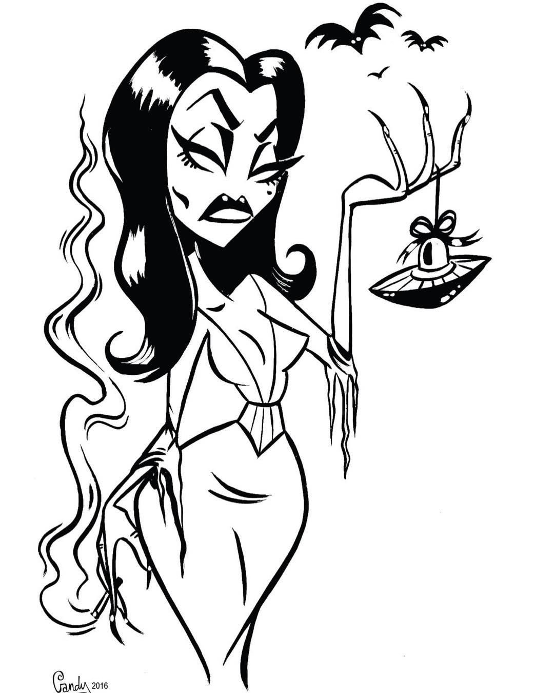 Раскраска демон