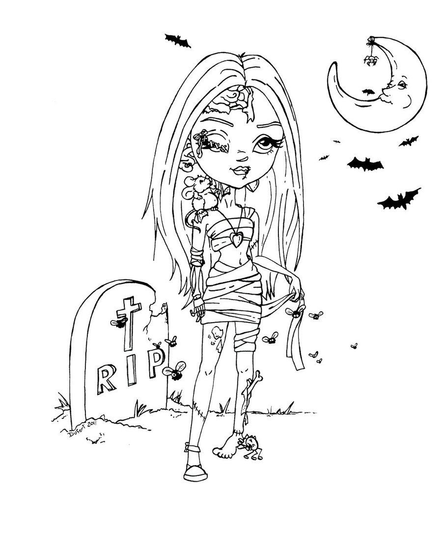 Картинки для раскраски вампиры