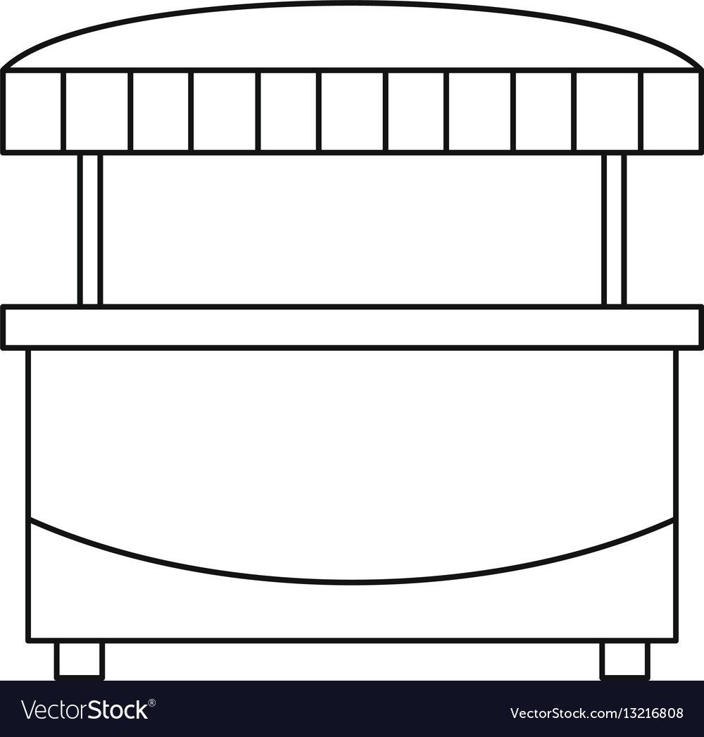 Прилавок раскраска для детей