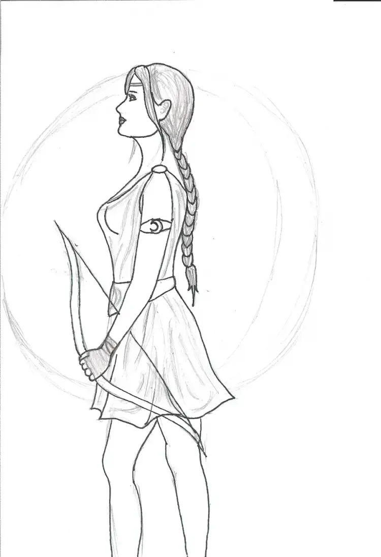 Богиня Деметра тату