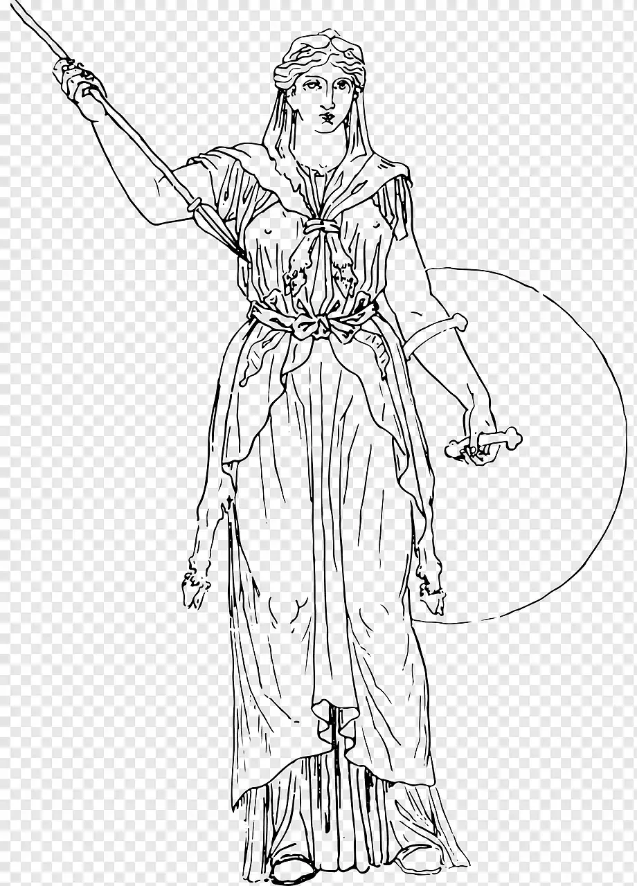 Раскраска богиня