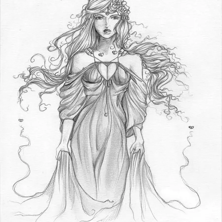 Богиня рисовать