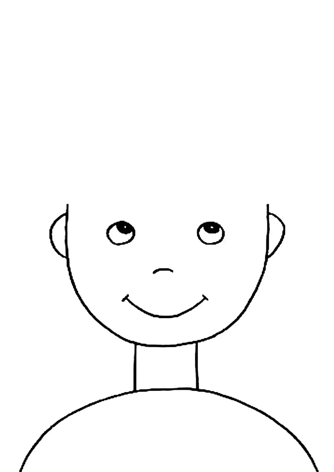 Раскраска дорисуй портрет