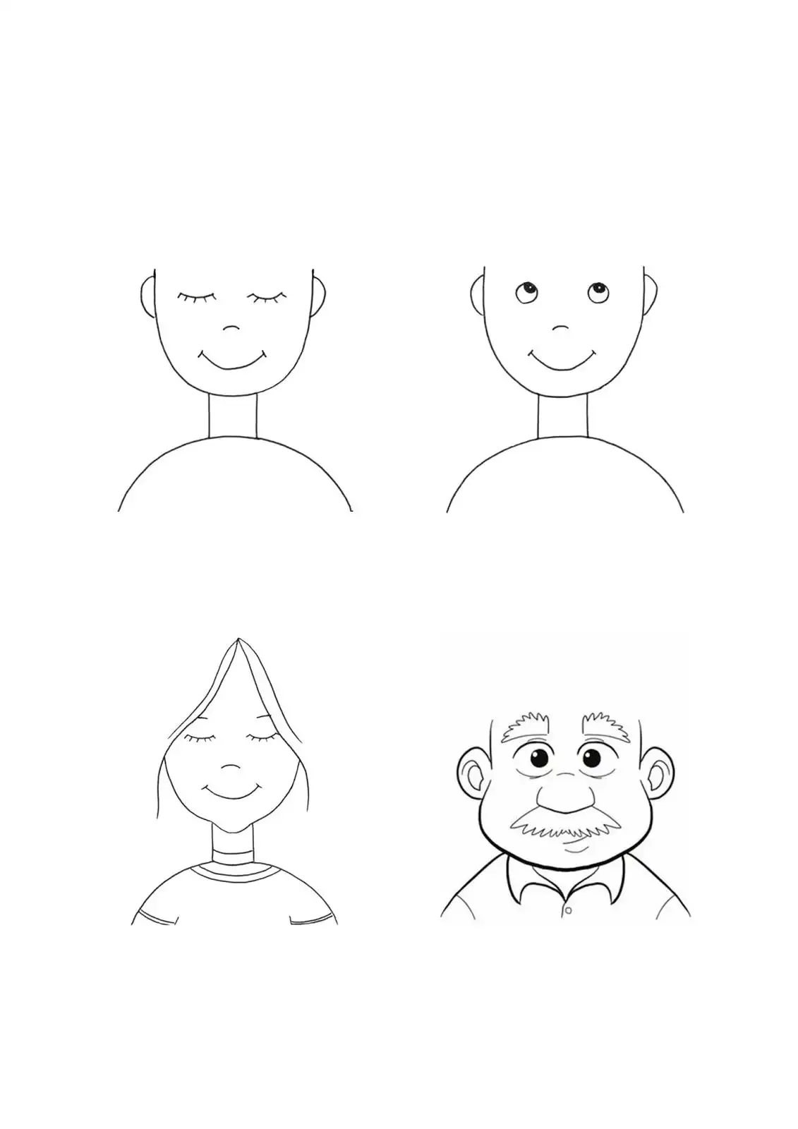 Контур головы