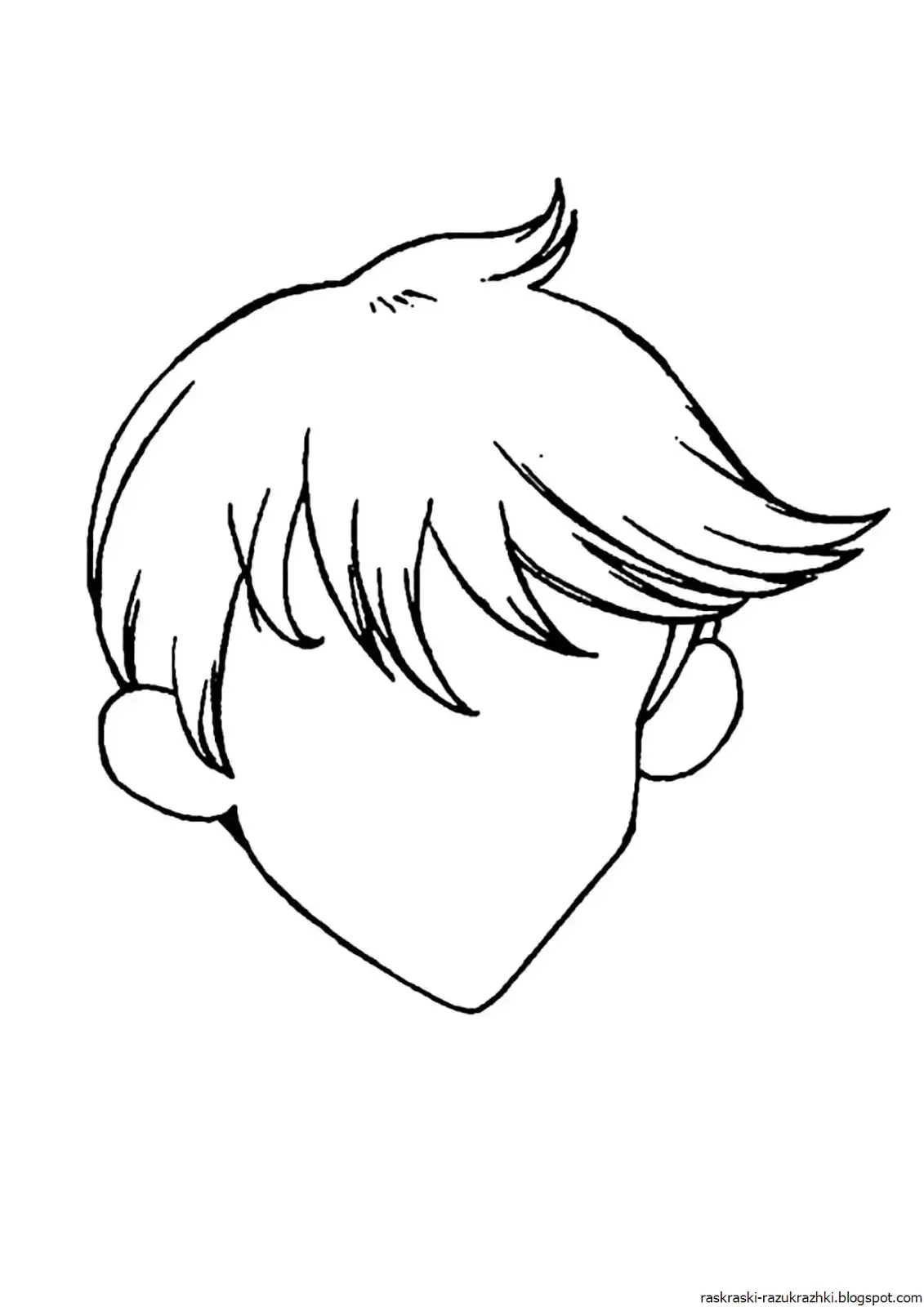 Раскраска дорисуй портрет