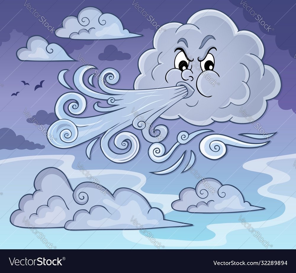 Ветер картинка для детей