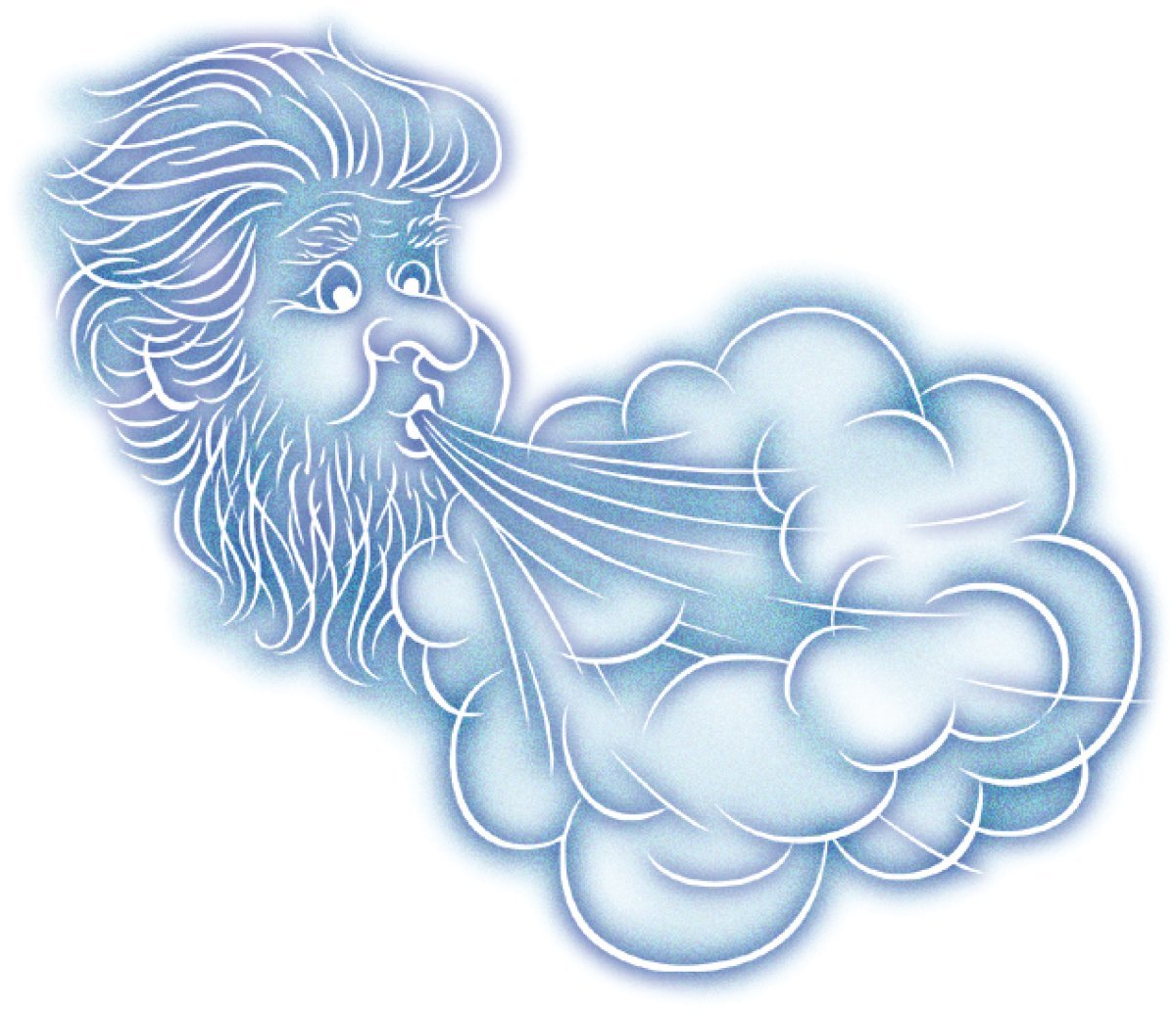 Ветер рисунок