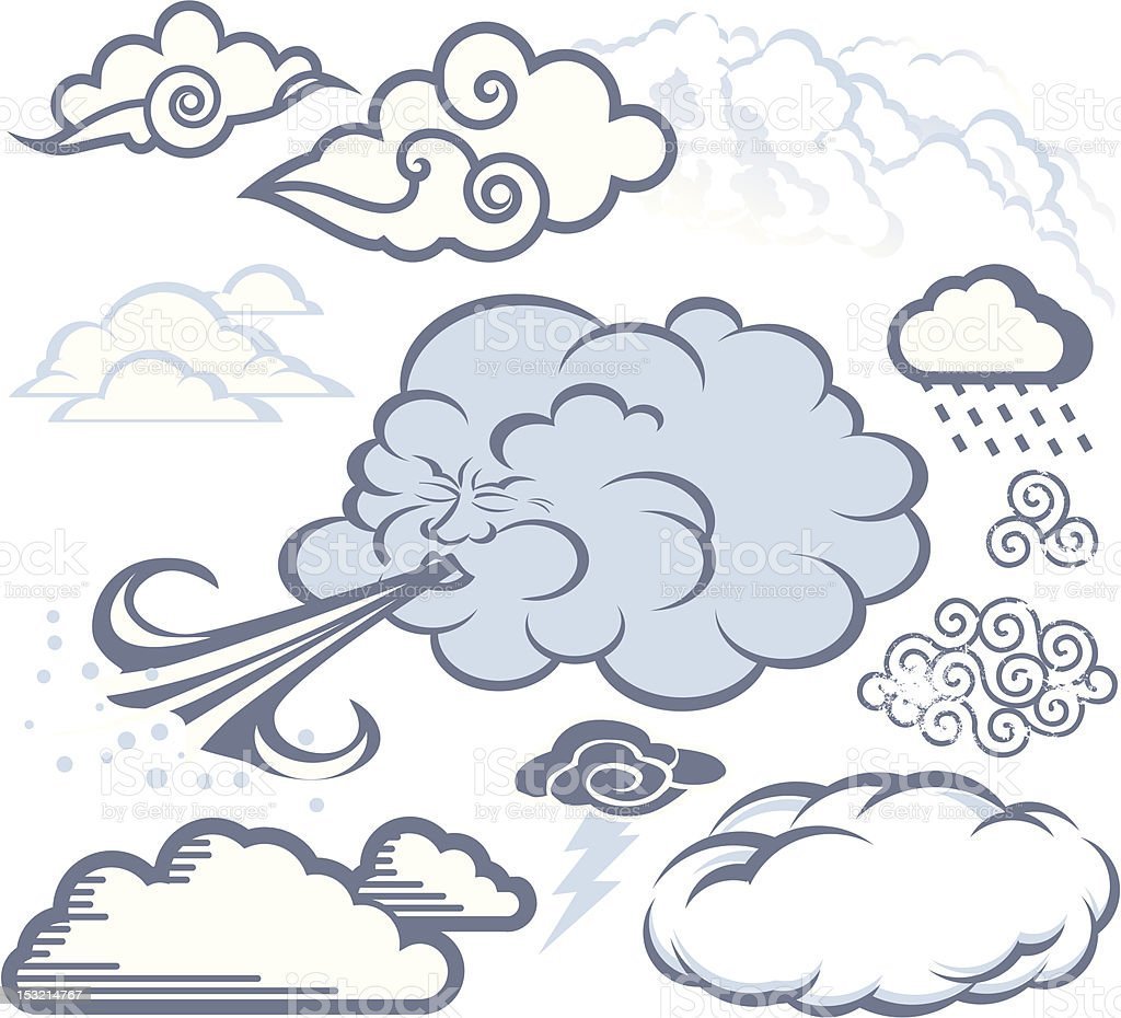 Нарисовать ветер