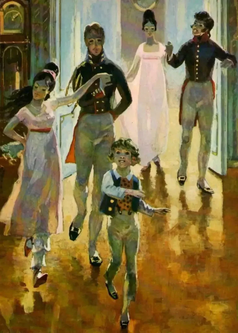 Семья ростовых война и мир