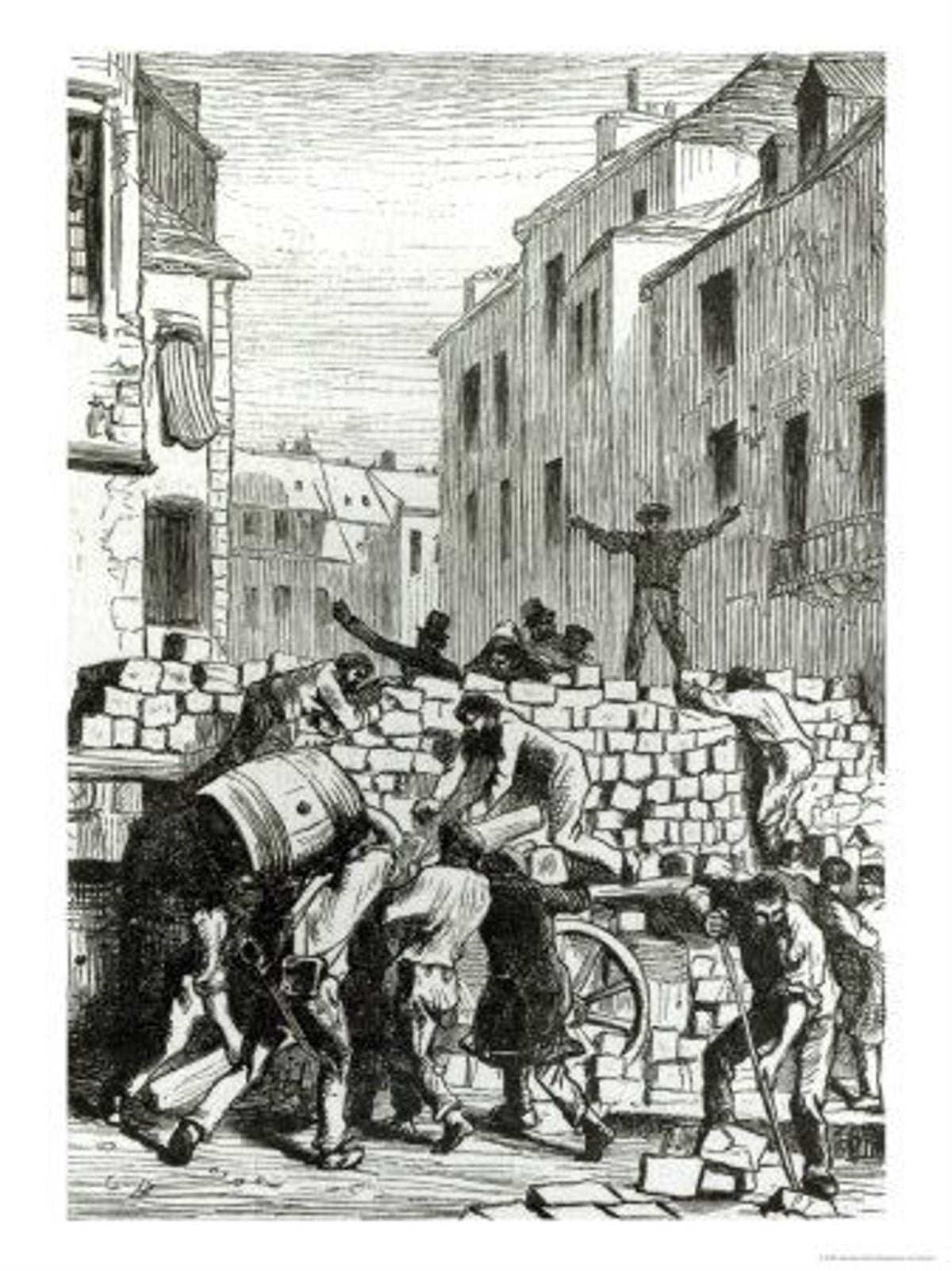 Баррикада Отверженные Виктор Гюго