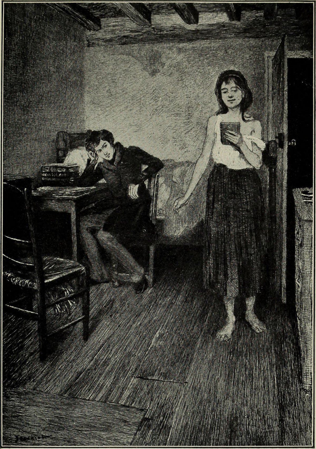 Мариус Отверженные иллюстрации