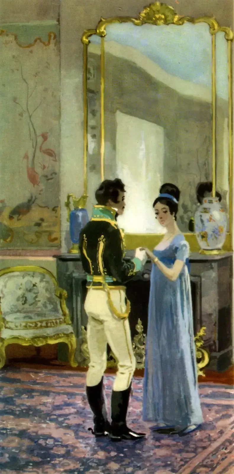 Николай Ростов и Марья Болконская