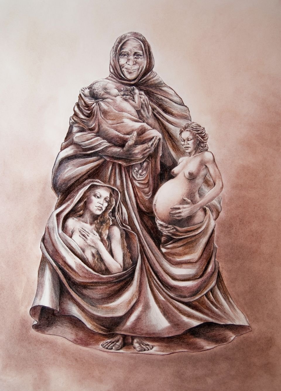 Архетип матери иллюстрации