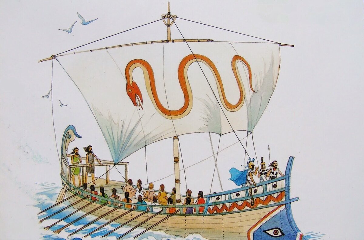 Арго корабль аргонавтов Греция