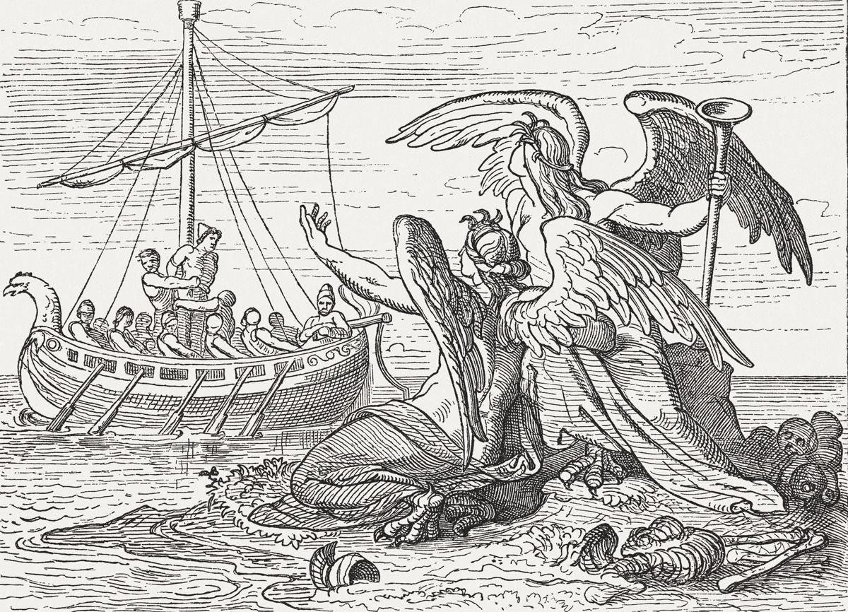 Сирены из поэмы Гомера Одиссея