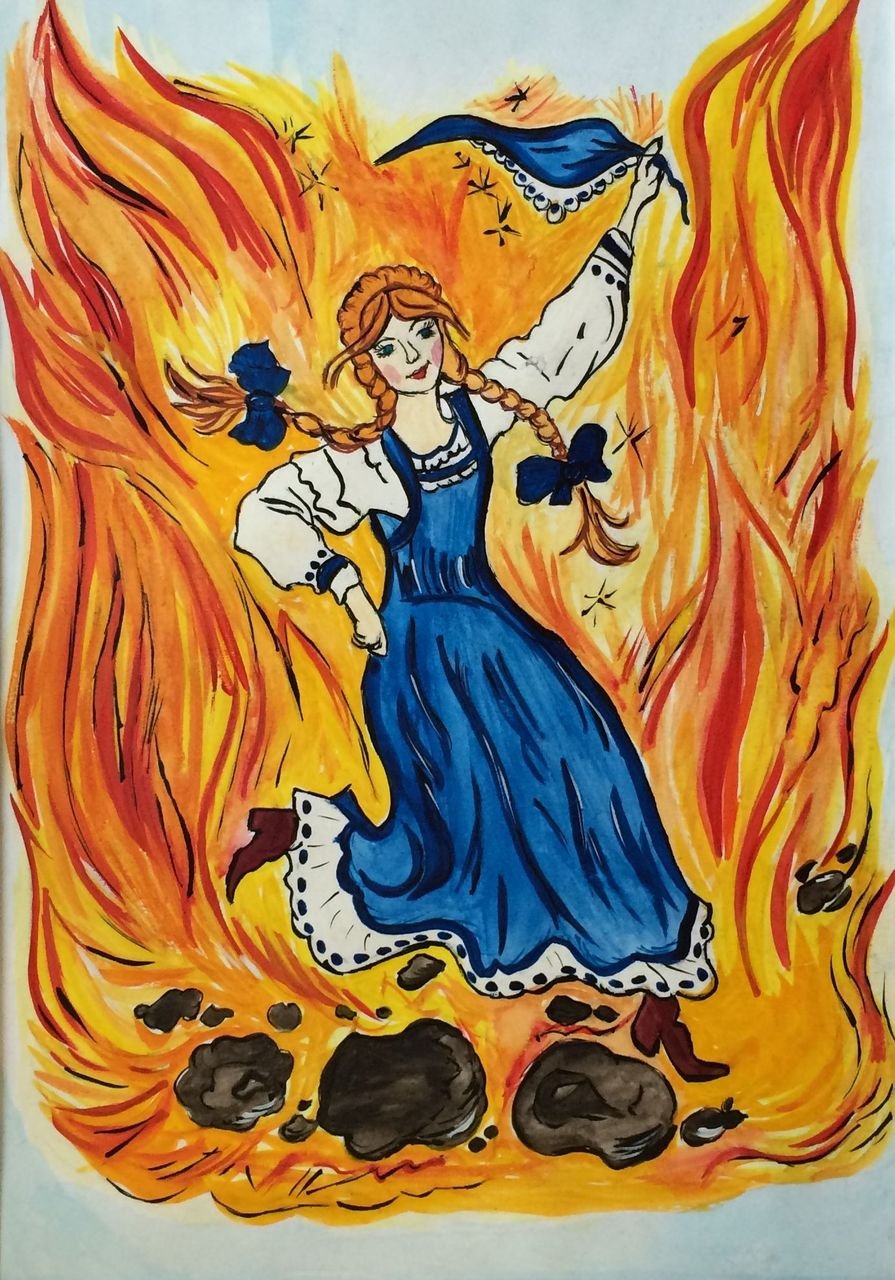 Сказка Огневушка поскакушка