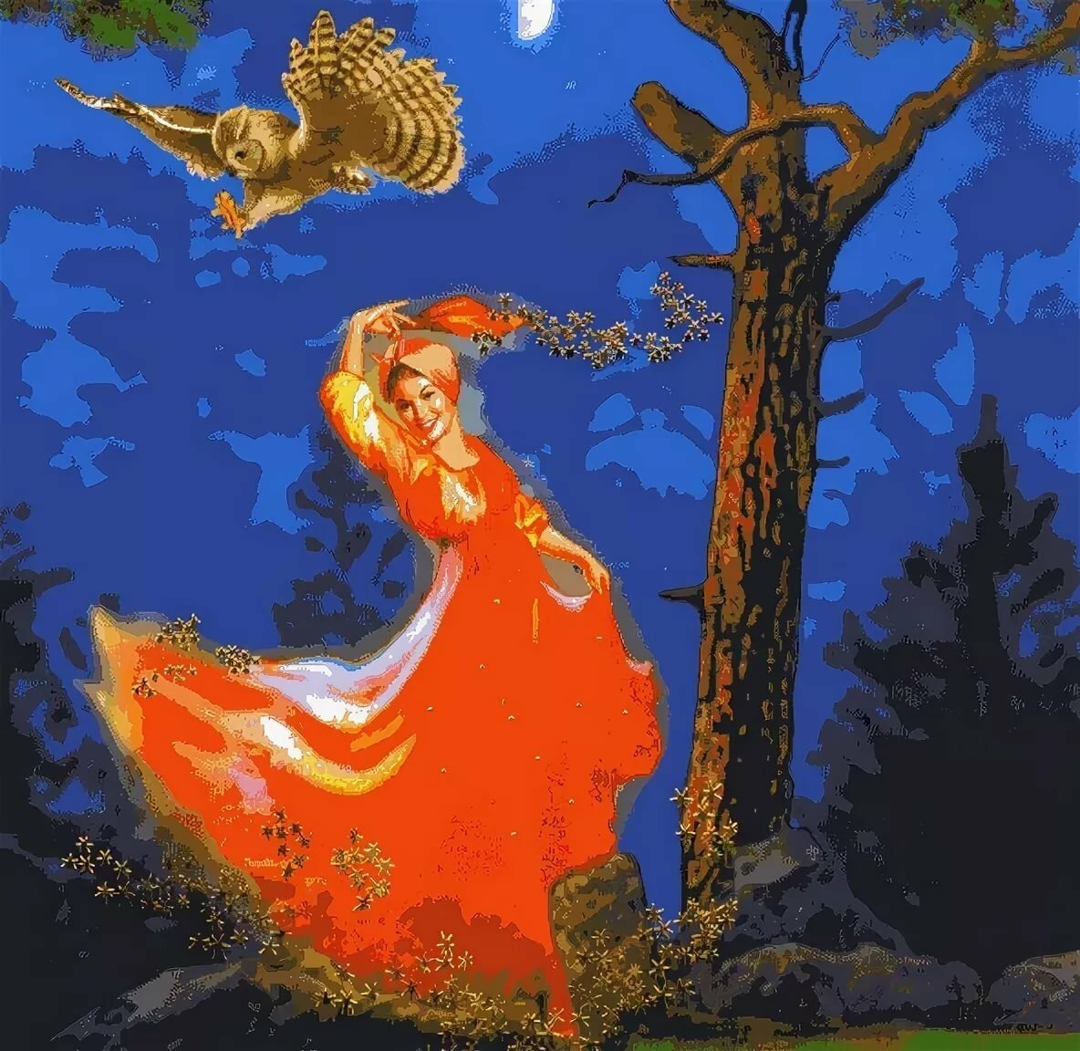 Иллюстрация огневушка поскакушка