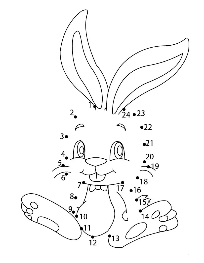 Обводка по цифрам для дошкольников