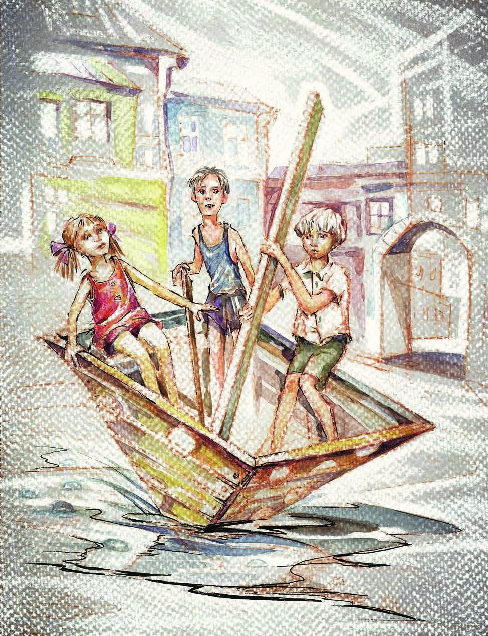 Озерный царь Крапивин иллюстрации