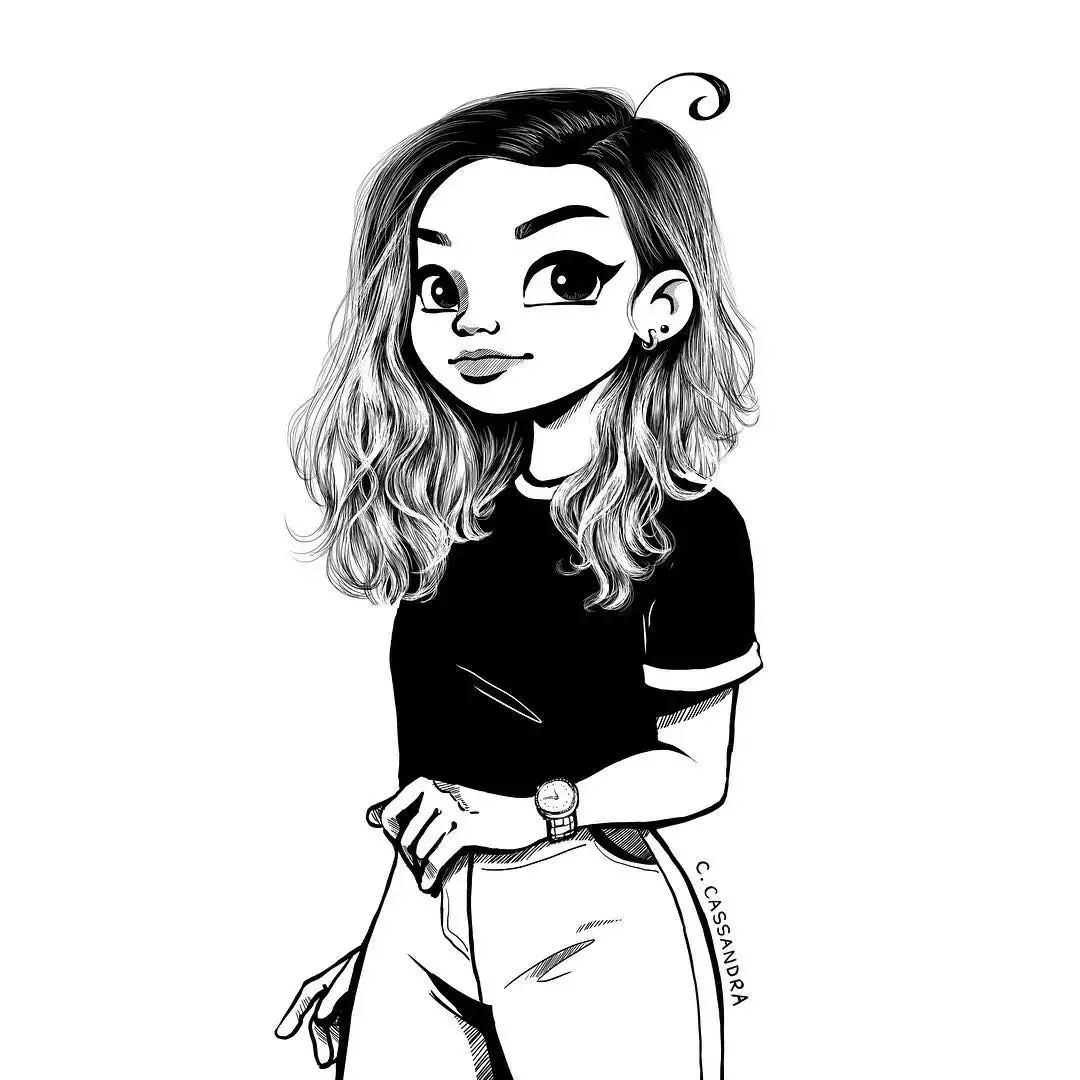 Модные раскраски