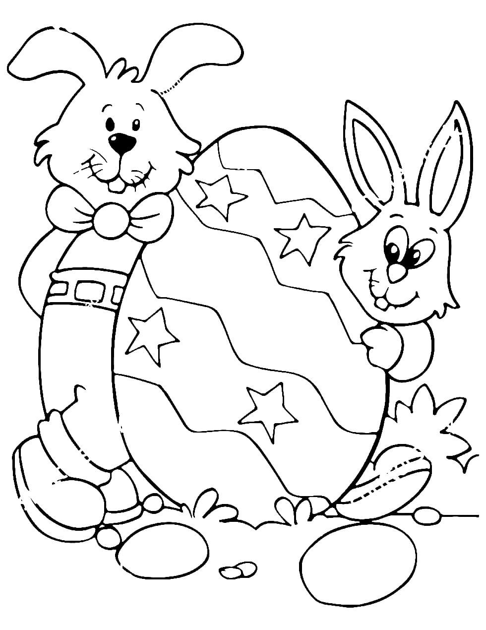 Католическая Пасха раскраски