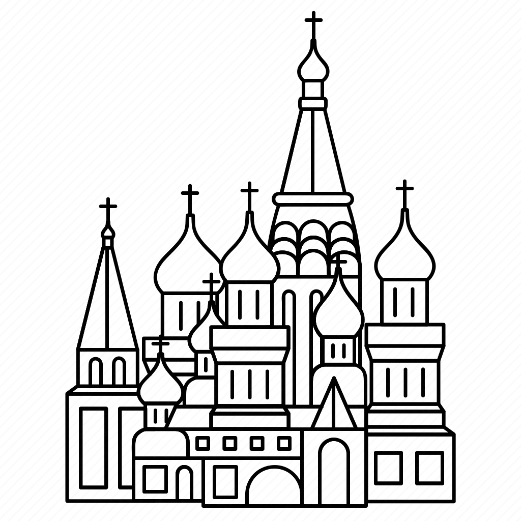 Памятники архитектуры раскраска