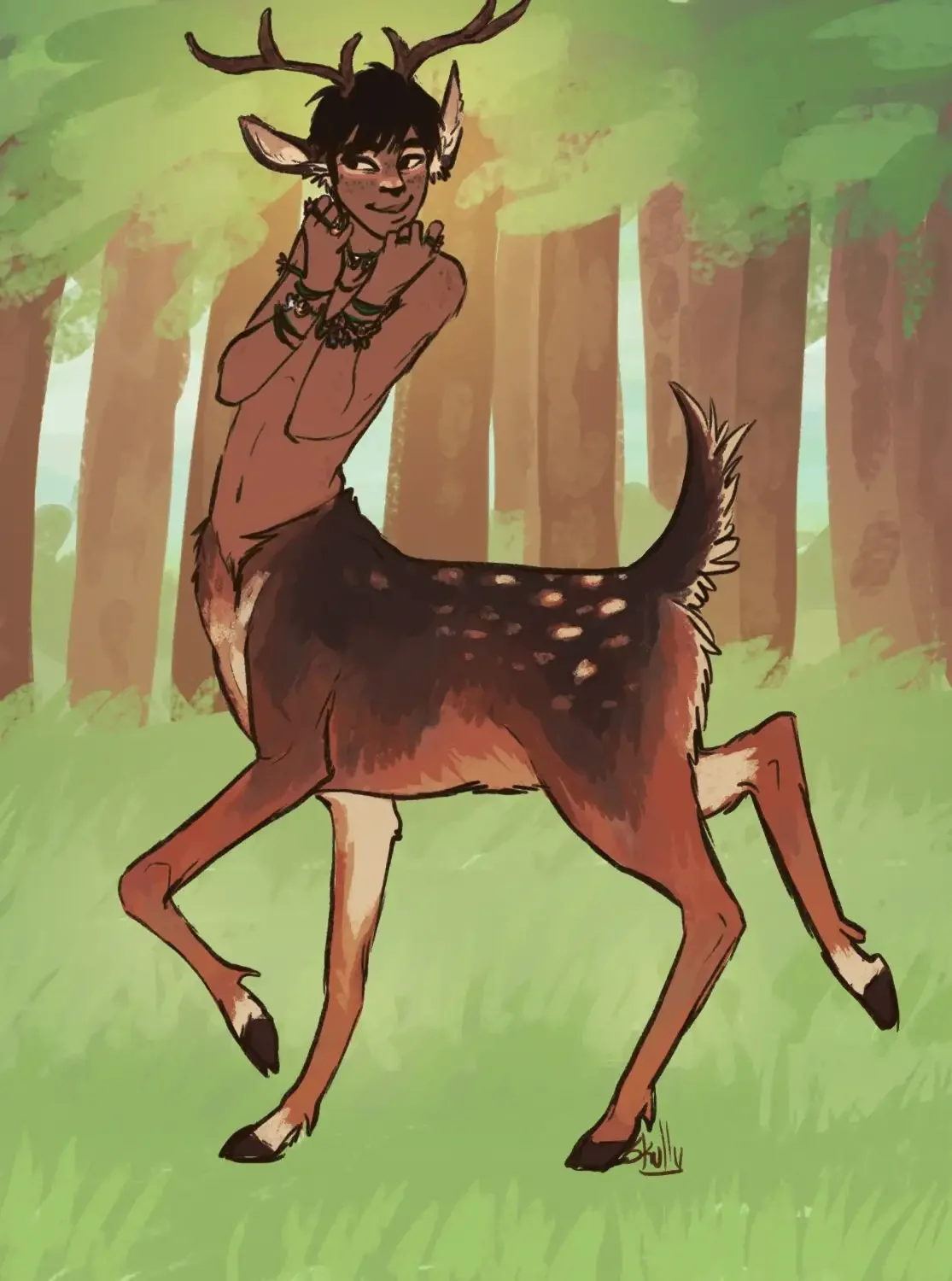 Аниме кентавры олени