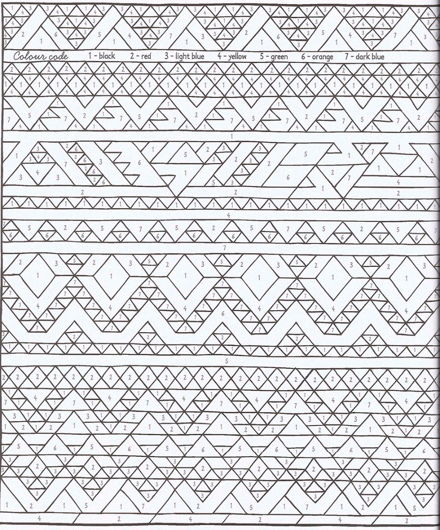 Узоры по клеточкам антистресс