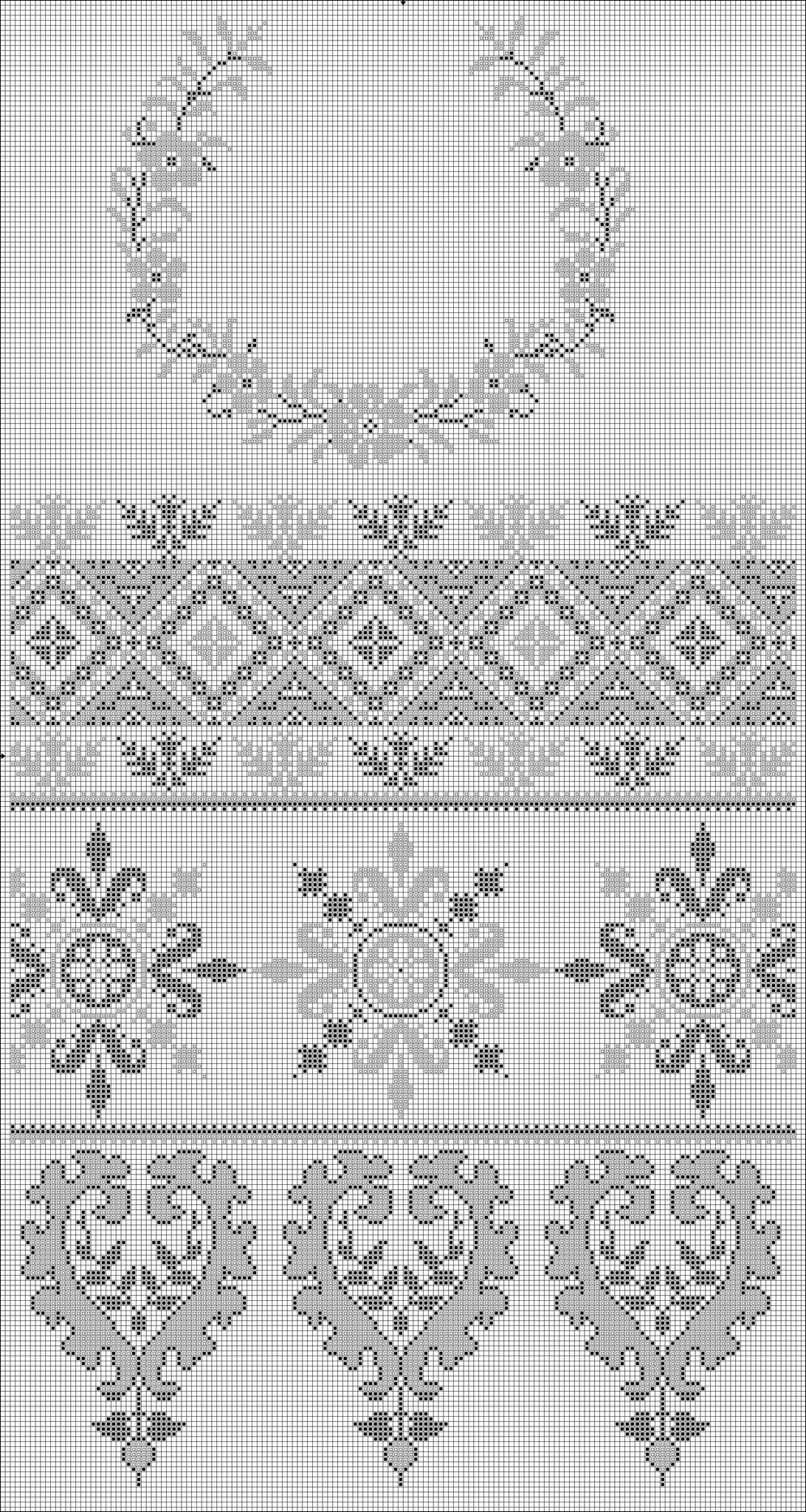 Раскраска рушник с орнаментом