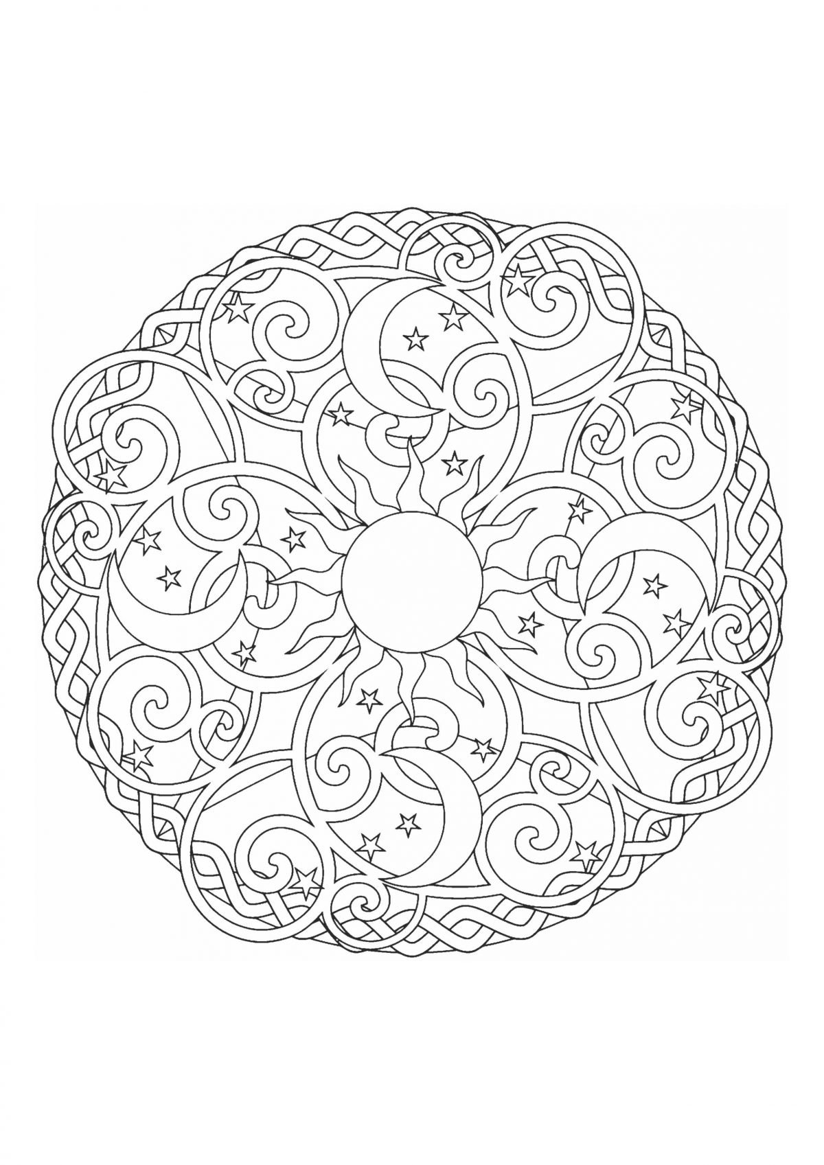 Мандала Инь Янь