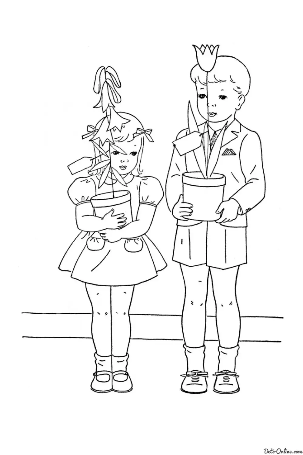 Трубач раскраска для детей