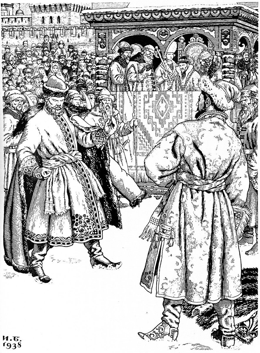 Про Ивана Васильевича молодого опричника и удалого купца Калашникова