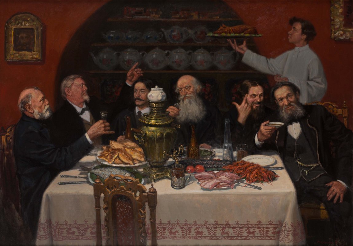 Фирс Журавлев — «купеческие поминки» (1876 год)