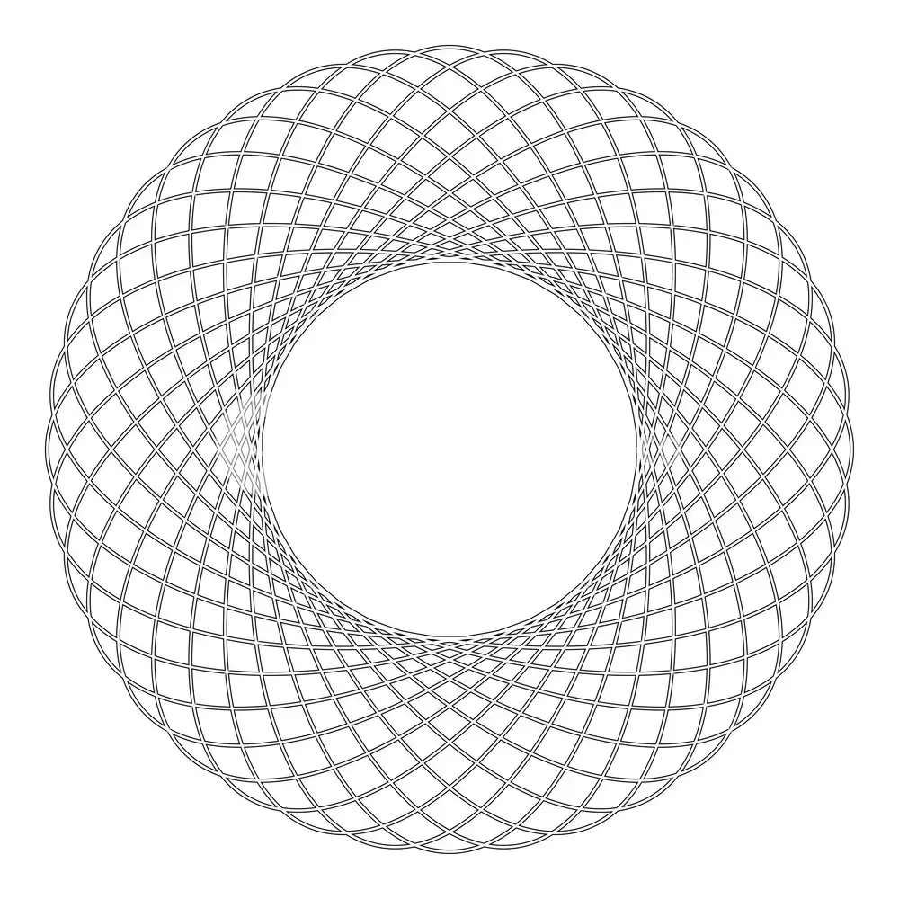 Трафарет спирограф