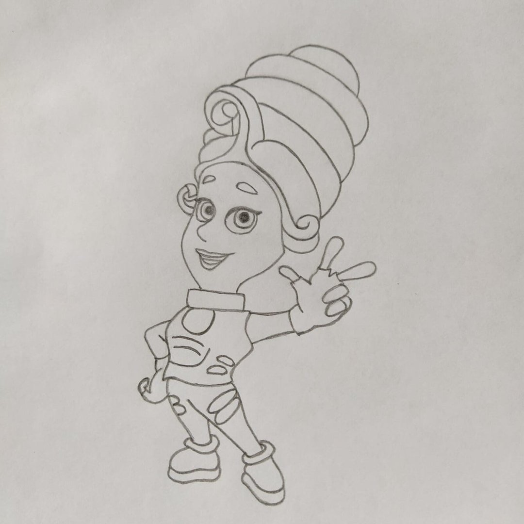 Раскраска Фиксики Файер