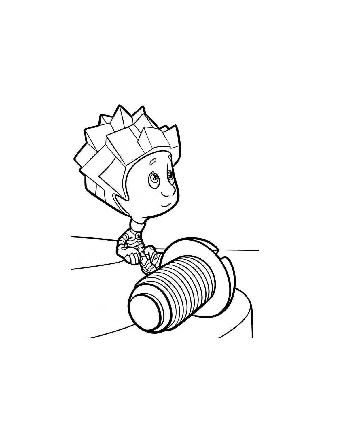 Раскраска Фиксики Мася